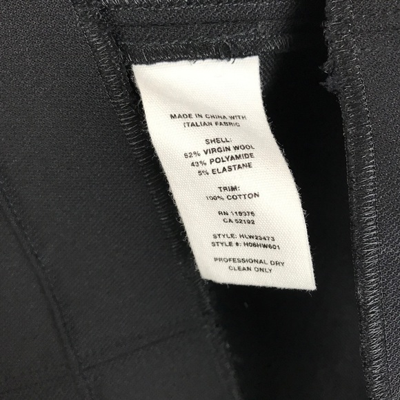 NWT Helmut Lang Black Asymmetrical Mini Dress Size 0 - Picture 12 of 12